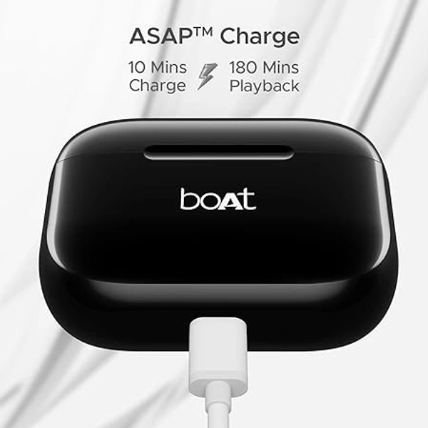 Boat Airdopes 163 - Active Black, Airdopes