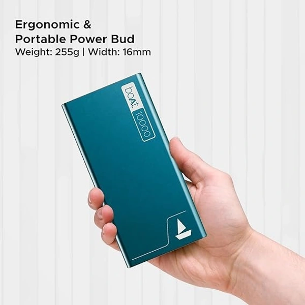 Boat Energy Shroom PB300 10000 MAh Powerbank - Steel Blue, 10K
