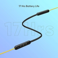 realme Buds Wireless 2 Neo Bluetooth in Ear Earphones with Mic, Fast Charging & Up to 17Hrs Playtime - Black, Neckband