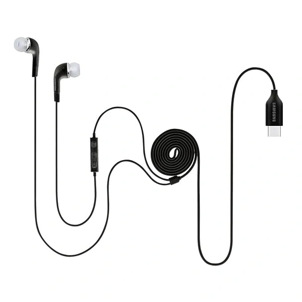 Samsung Original Wired Earphone  TYPE C - Black, TYPE C