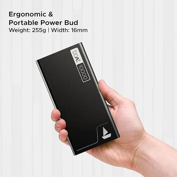 Boat Energy Shroom PB300 10000 MAh Powerbank - Black, 10K
