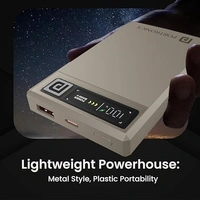 Portronics Luxcel Magclick 10k Mah 22.5W - Beige, 10K