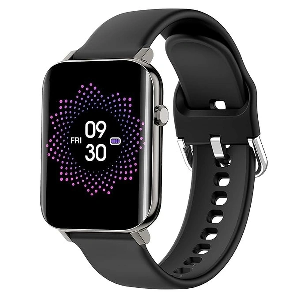 BOAT TAGG Verve Ultra Smartwatch with 1.69'' 3D Curved Display, Real SPO2, and Real-Time Heart Rate Tracking, 10 Days Battery Backup, IPX68 Waterproof - Free, Black, SmartWatch