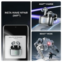 Boat Airdopes 141 Pro Buds - Surfer Silver, Airdopes