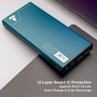 Boat Energy Shroom PB300 10000 MAh Powerbank - Steel Blue, 10K
