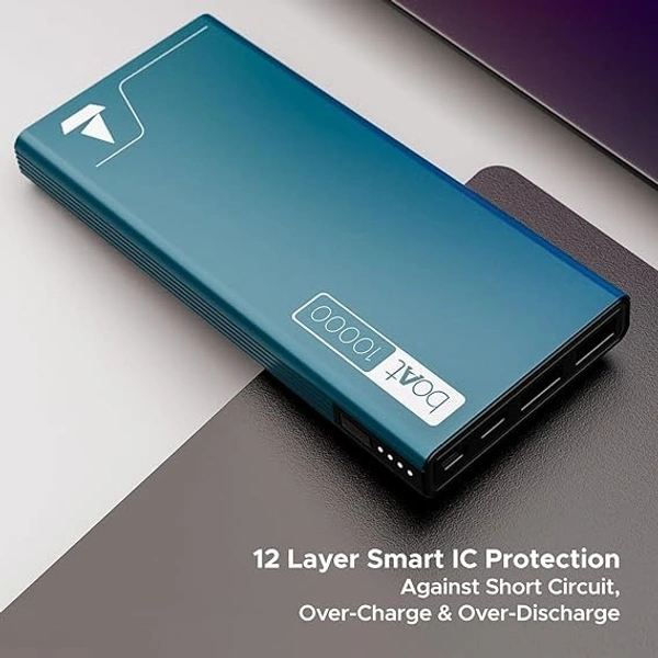 Boat Energy Shroom PB300 10000 MAh Powerbank - Steel Blue, 10K