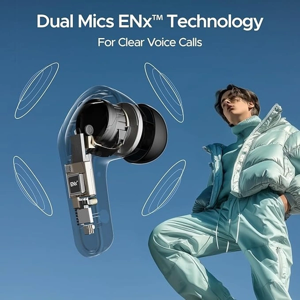 boAt Airdopes 311 Pro Truly Wireless in Ear Ear Buds w/upto 50 HRS Playtime, Dual Mics with ENx™ Tech,50 ms Low-Latency Beast™ Mode,ASAP™ Charging, IPX4,IWP Tech & BT v5.3 ear buds tws  - Black, TWS