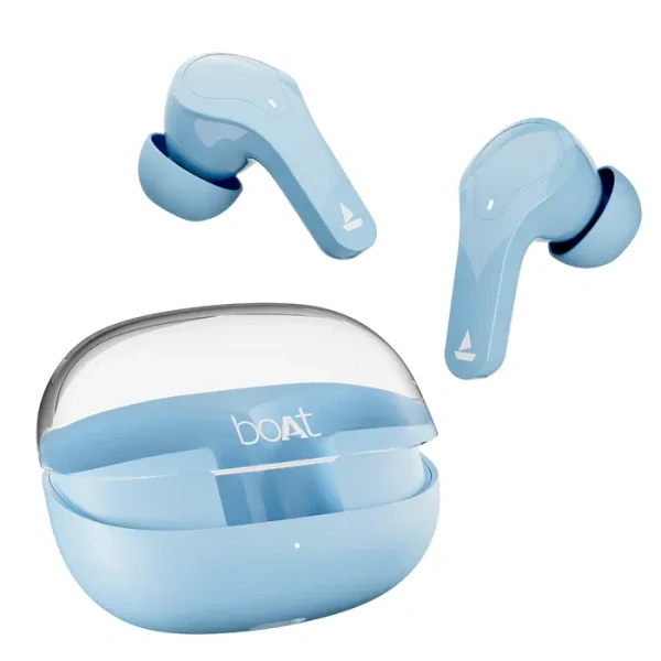 boAt Airdopes 311 Pro Truly Wireless in Ear Ear Buds w/upto 50 HRS Playtime, Dual Mics with ENx™ Tech,50 ms Low-Latency Beast™ Mode,ASAP™ Charging, IPX4,IWP Tech & BT v5.3 ear buds tws  - Dusk Blue, TWS