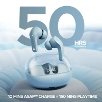 boAt Airdopes 311 Pro Truly Wireless in Ear Ear Buds w/upto 50 HRS Playtime, Dual Mics with ENx™ Tech,50 ms Low-Latency Beast™ Mode,ASAP™ Charging, IPX4,IWP Tech & BT v5.3 ear buds tws  - Dusk Blue, TWS