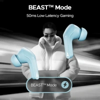 boAt Airdopes 311 Pro Truly Wireless in Ear Ear Buds w/upto 50 HRS Playtime, Dual Mics with ENx™ Tech,50 ms Low-Latency Beast™ Mode,ASAP™ Charging, IPX4,IWP Tech & BT v5.3 ear buds tws  - Dusk Blue, TWS