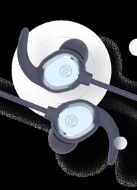 Noise Flair XL Bluetooth Wireless Neckband Earphones with Mic - Mist Grey