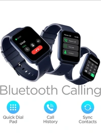 Fire Boltt Fire-Boltt Ninja Call Pro Smart Watch Dual Chip Bluetooth Calling, 1.69" Display, AI Voice Assistance with 100 Sports Modes, with SpO2 & Heart Rate Monitoring - Navy Blue
