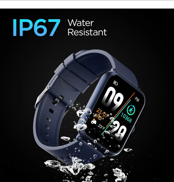 Fire Boltt Fire-Boltt Ninja Call Pro Smart Watch Dual Chip Bluetooth Calling, 1.69" Display, AI Voice Assistance with 100 Sports Modes, with SpO2 & Heart Rate Monitoring - Navy Blue