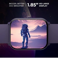 Beat XP beatXP Marv Neo Smart Watch with 1.85” Ultra HD Display, Bluetooth Calling, 240 * 280px, AI Voice Assistant, 100+ Sports Modes, Heart Rate Monitoring, SpO2, IP68, Fast Charging (Purple) - Purple