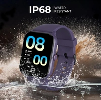 Beat XP beatXP Marv Neo Smart Watch with 1.85” Ultra HD Display, Bluetooth Calling, 240 * 280px, AI Voice Assistant, 100+ Sports Modes, Heart Rate Monitoring, SpO2, IP68, Fast Charging (Purple) - Purple