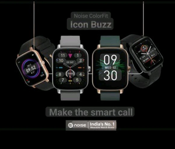 NOISE ColorFit Icon Buzz - Jet Black