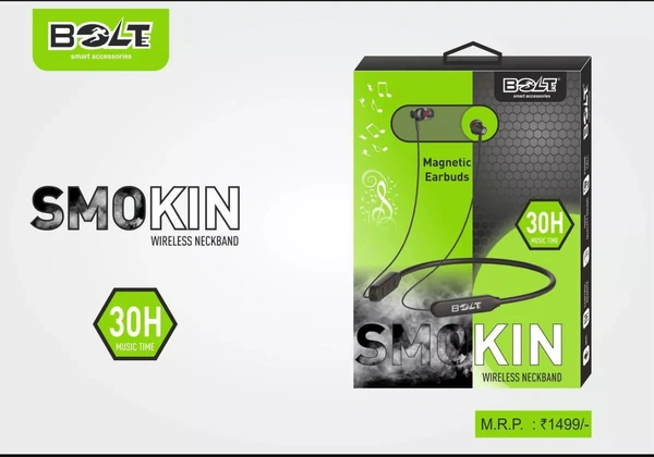 BOLTE 25 HOURS PLAYBACK NECKBAND (SMOKIN)  BNB - 23 - Assorted