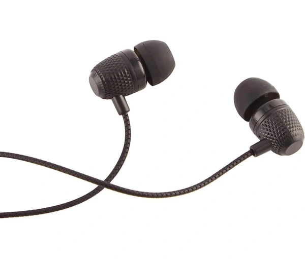 R D RD T-77 in Ear HD Extra Punchy and Deep Bass Headphone | 3.5mm Aux Audio Jack | One Meter Tangle Free Wire Cord | Wired Earphone with in-line Mic | Ergonomic Design for Noise Cancellation | Assorted 