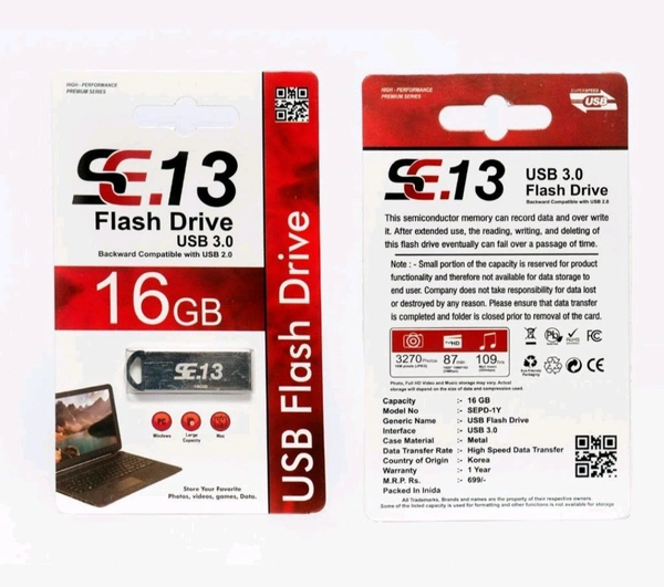 SE13 SE 13 METAL PENDRIVE 3.0 - 16GB