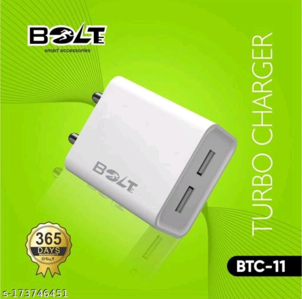 BOLTE BTC-11 USB Charger 3.4 AMP, Ultra Fast Charging  - Micro USB