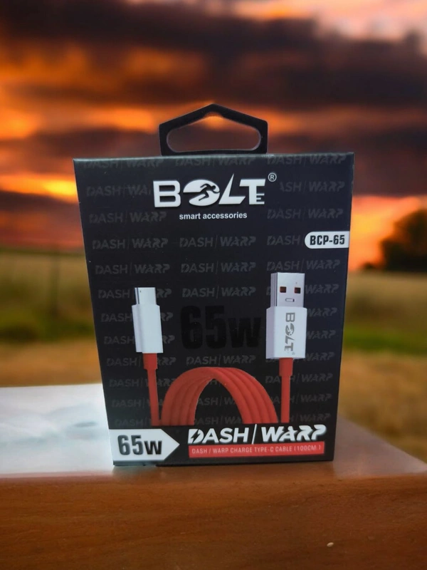 BOLTE 65W TYPE-C DATA CABLE ( DASH / WARP ) BCP 65 - TYPE C