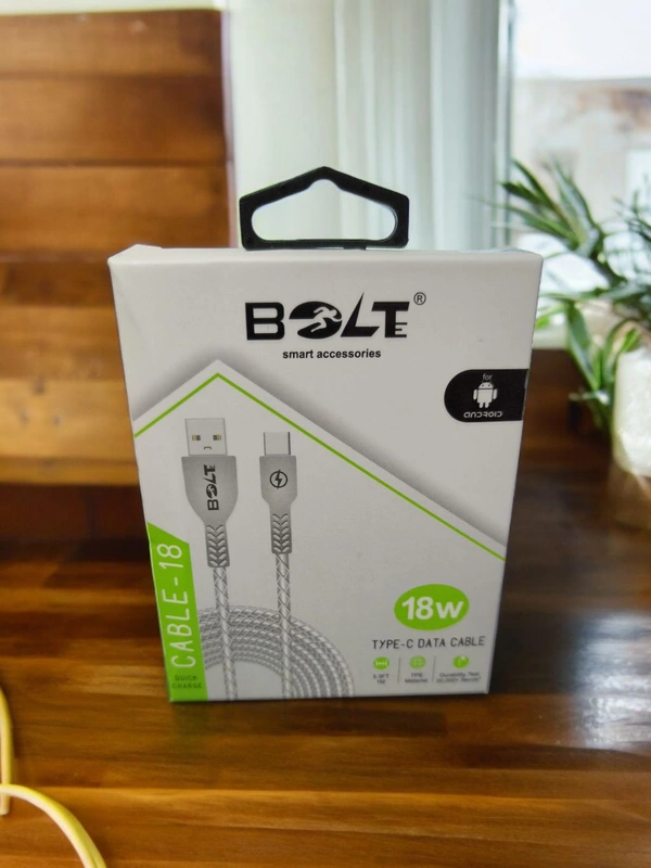 BOLTE 18W/3.4A TYPE C DATA CABLE ( DC- 18 ) - TYPE C