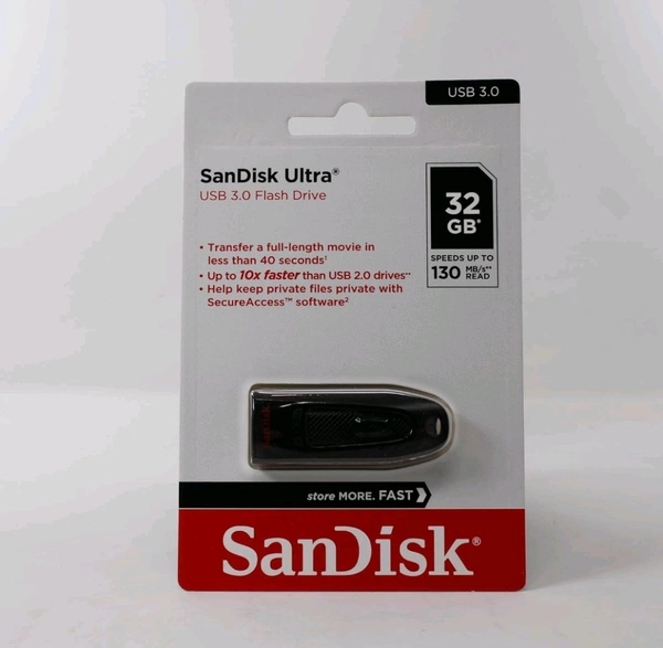 SanDisk SDCZ48-UAM46 Ultra CZ48  USB 3.0 Pen Drive  - Black, 32GB