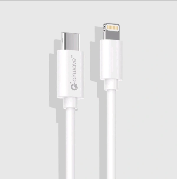 Airwave C TO Lightning - White, C TO Lightning