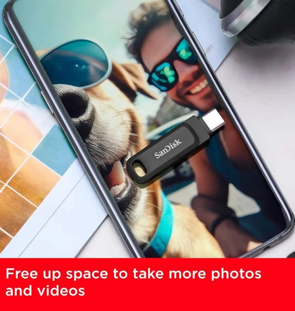 Sandisk Ultra Dual Go USB Type-C  - Black, 64GB