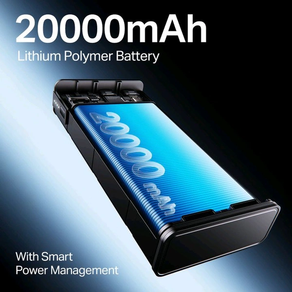 boAt 20000 mAh 22.5 W Power Bank - Black, 20K