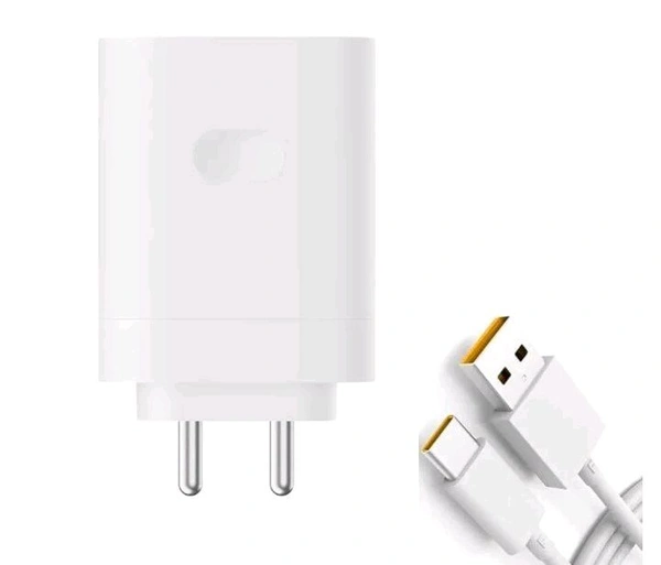 Realme Supervooc 120W Power Adopter  - White, Adopter