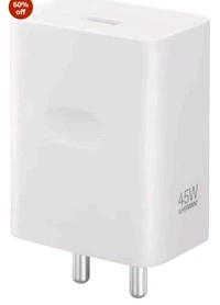 Realme Supervooc 45W Power Adopter  - White, Adopter