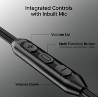 Boat Bassheads 100 C Wired Headphones Earphones with Type-C Jack, in-Line Microphone, in Ear, 10Mm Drivers, Signature Sound, Integrated Controls & Multi-Os Compatibility - Black, TYPE C