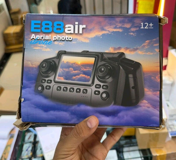 E88 AIR DRONE WITH DISPLAY - Drone, Black