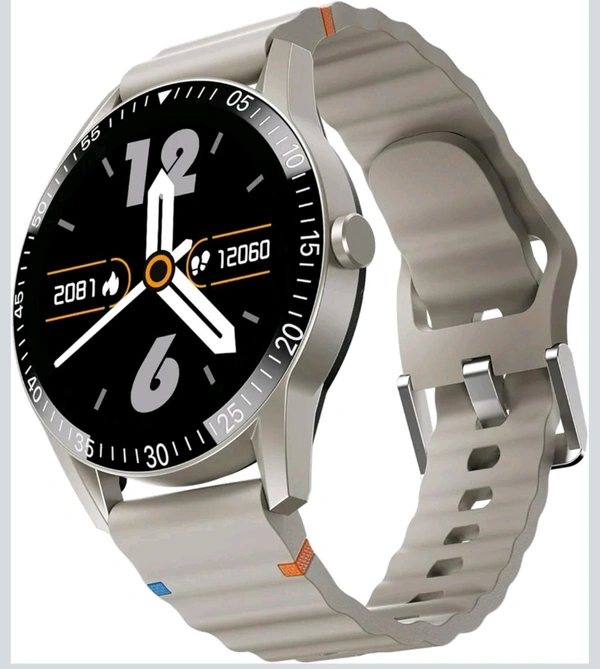 Fire-Boltt Talk Bluetooth Calling Smartwatch, 1.39" TFT Display with Dual Button, Hands On Voice Assistance, 120 Sports Modes, in Built Mic & Speaker - Beige, Smartwatch