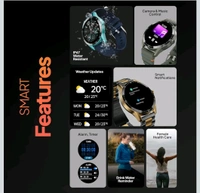 Fire-Boltt Talk Bluetooth Calling Smartwatch, 1.39" TFT Display with Dual Button, Hands On Voice Assistance, 120 Sports Modes, in Built Mic & Speaker - Beige, Smartwatch