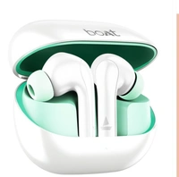 boAt Airdopes 155 w/ 40H Playtime, In-Ear Detection & Quad Mics w/ ENx Tech - Ivory White, TWS