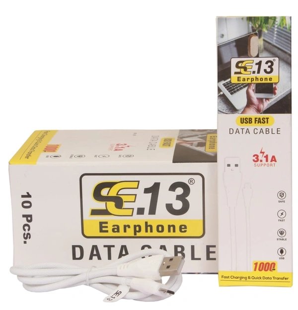 SE13 DC-19 TYPE C CABLE 2.4A - White, TYPE C