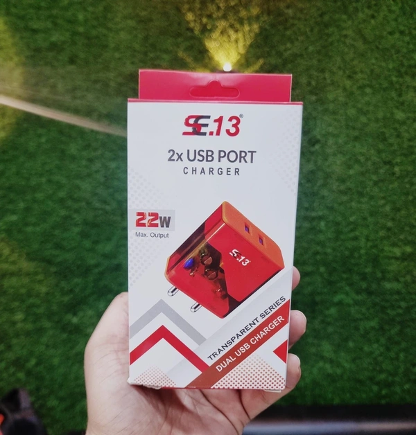 SE13 SE-65 22W DUAL USB FAST CHARGER - V8