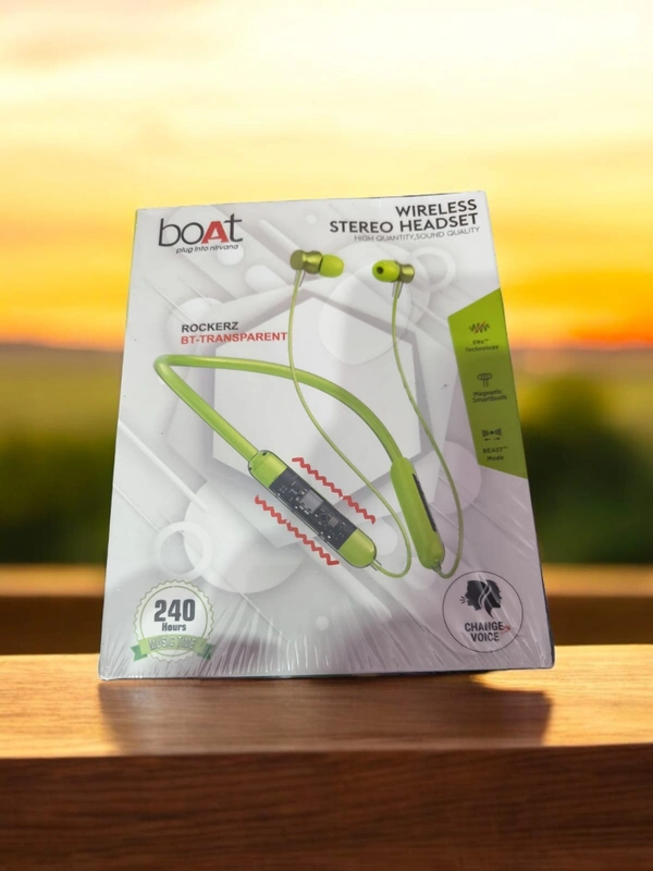 BOAT ROCKERZ TRANSPARENT (VOICE CHANGER) - NECKBAND