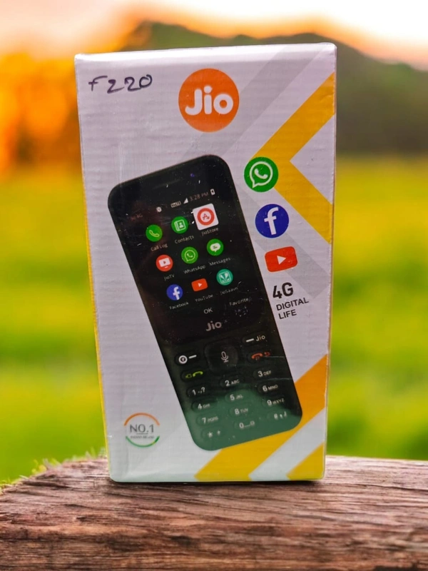 Jio Phone Repack - Black, Repack