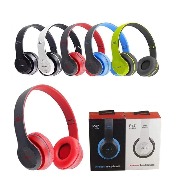 P47 Wireless Bluetooth Headphones 5.0+edr With Volume Control - Assorted, Headphone