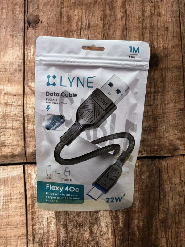 LYNE Flexy 40c - Black, TYPE C 20W