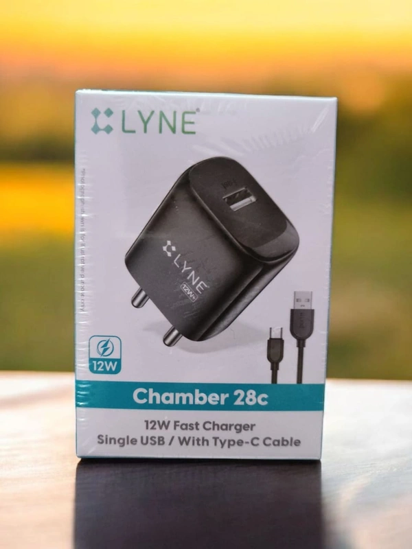 LYNE Chamber 28 - Black, TYPE C 12W