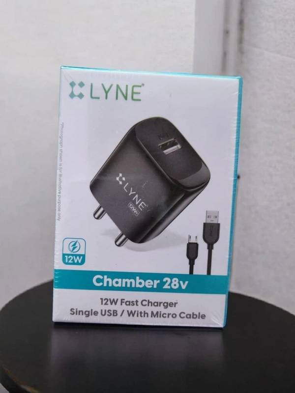 LYNE Chamber 28 - Black, V8 12W