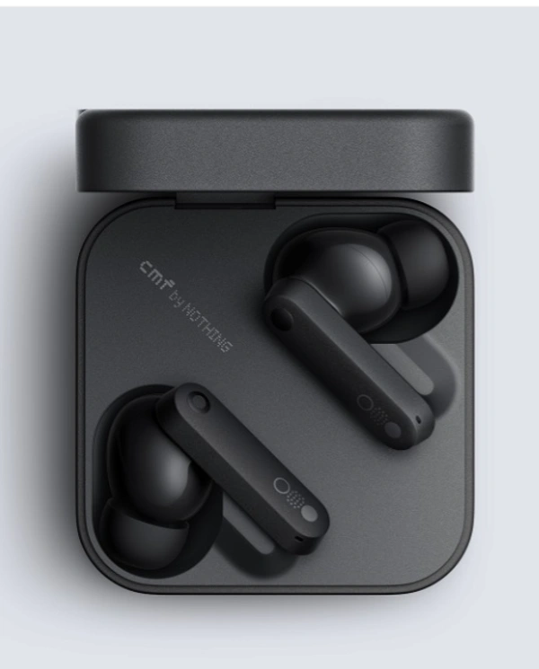 CMF by Nothing Buds 42 dB ANC, Ultra Bass Technology, 35.5 Hrs Playtime Bluetooth - Black, BUDS