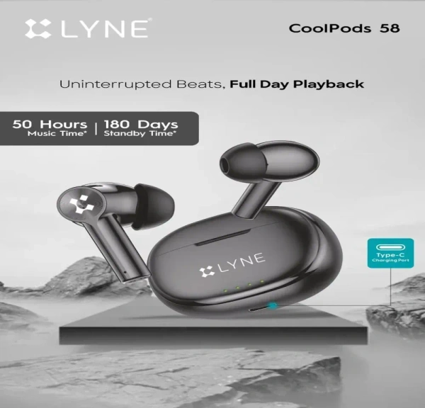 LYNE CoolPods 58 Wireless Earbuds - Assorted, Earbuds