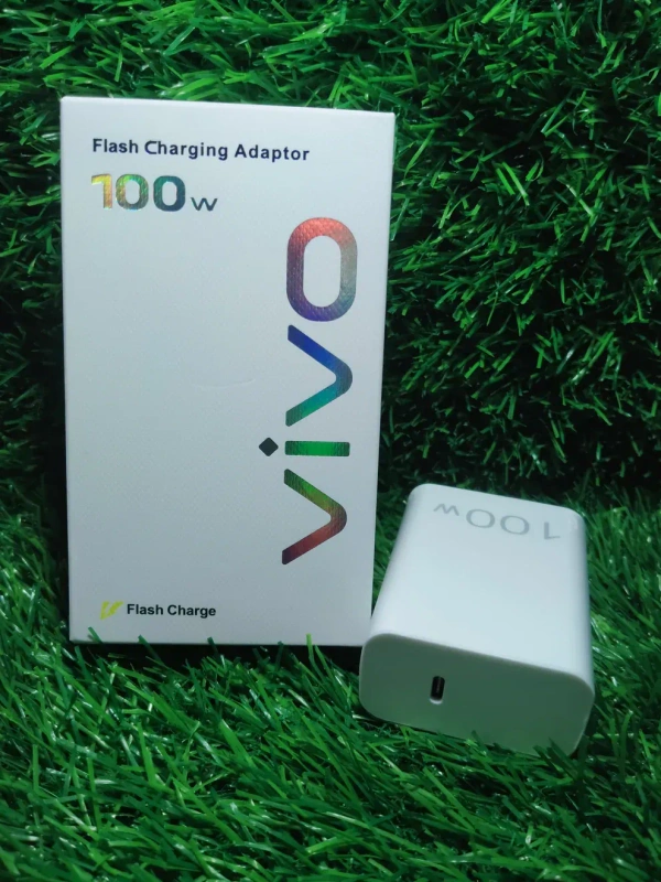 VIVO 100W FLASH CHARGING ADAPTER - White, CHARGER