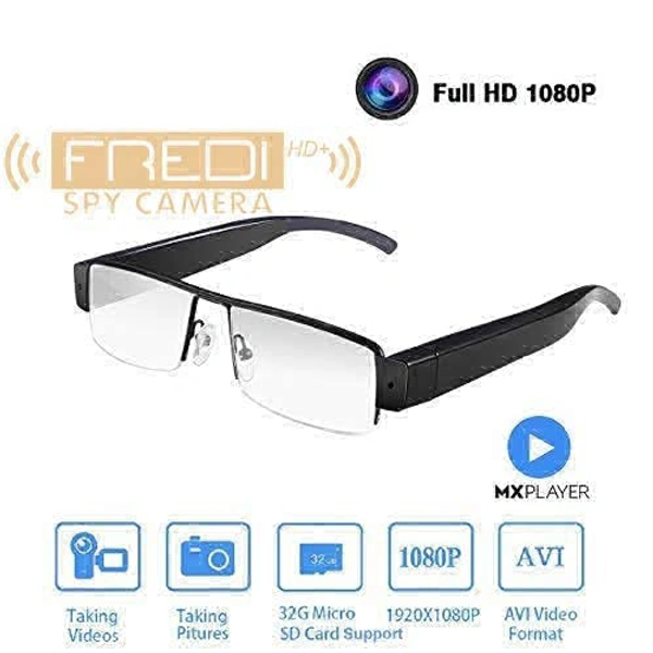HD PLUS SPY 1080P Specs Camera with Audio & Video Recording Device Wired