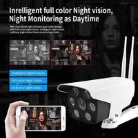 HD 1080P WiFi IP Camera Surveillance 2.0MP 4MP Wireless Outdoor Waterproof Color Night Vision CCTV Camera Cloud Storage P2P Outdoor Bullet